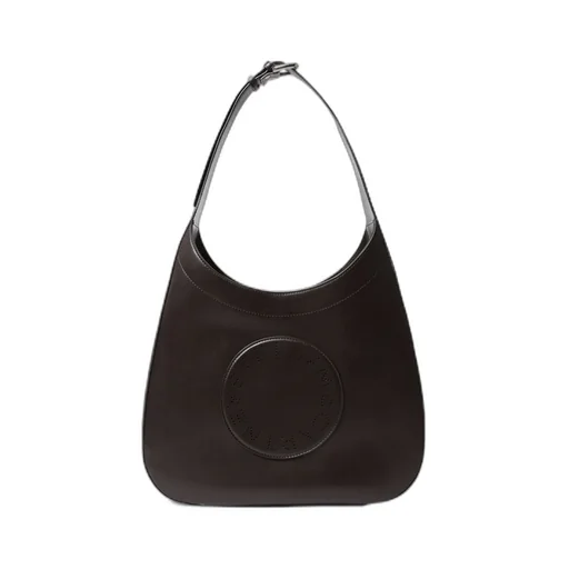 Logo Belt Slouchy Hobo Bag