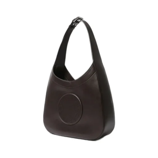 Logo Belt Slouchy Hobo Bag