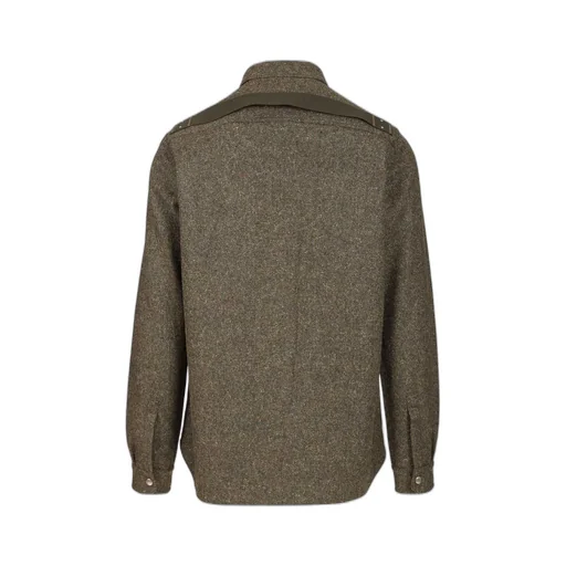 Button-Fastening Patch-Pocket Shirt