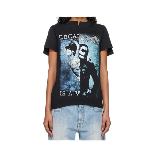 Cut-Up Fitted T-Shirt