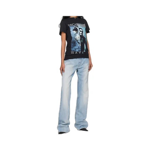 Cut-Up Fitted T-Shirt
