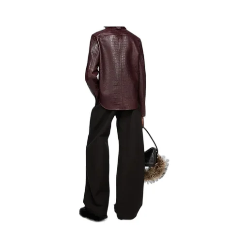 Pleated Wide-Leg Trousers