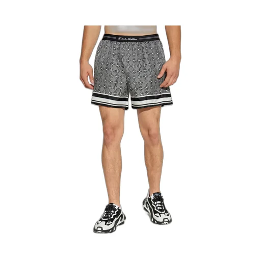 Dolce & Gabbana Printed Twill Shorts