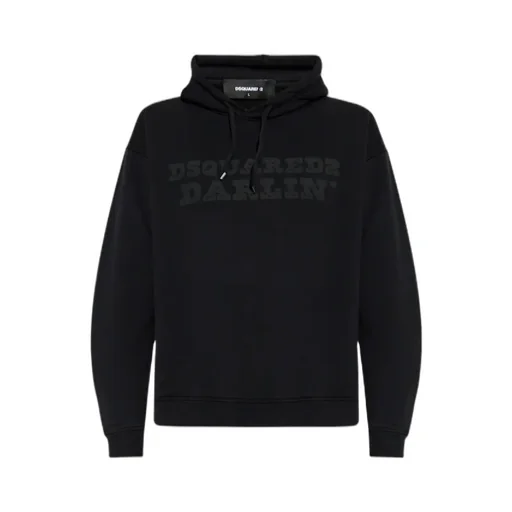 Logo-Print Cotton Hoodie