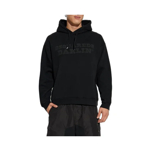 Logo-Print Cotton Hoodie