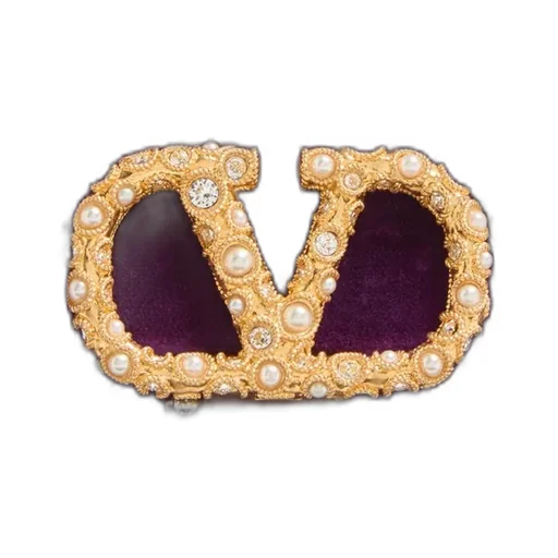 Valentino Garavani Mini Vsling Embroidered Handbag With Jewel Logo