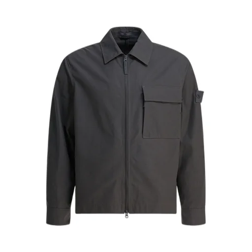 Long-Sleeved Shirt Jacket