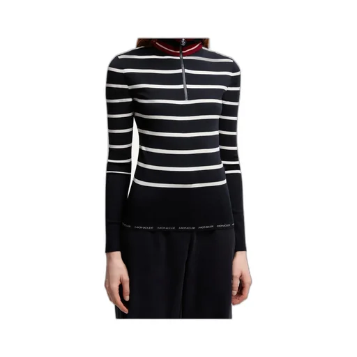 Striped Wool Turtleneck Sweater