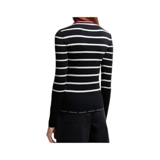 Striped Wool Turtleneck Sweater
