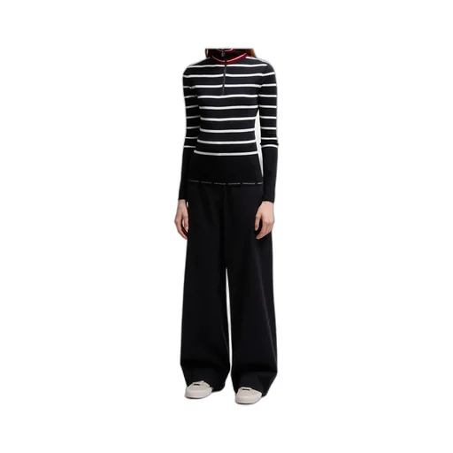 Striped Wool Turtleneck Sweater