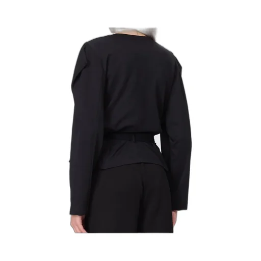 Crown-Embellished Long-Sleeve Top