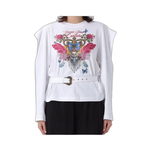 Printed Belted Blouse