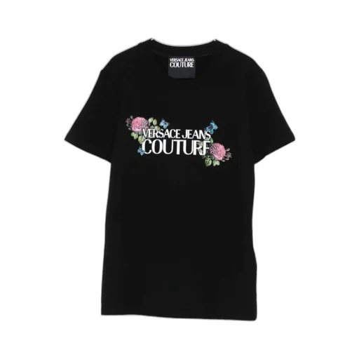 Versace Jeans Couture Floral Logo T-Shirt