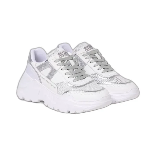 Glitter-Panelled Chunky Trainers