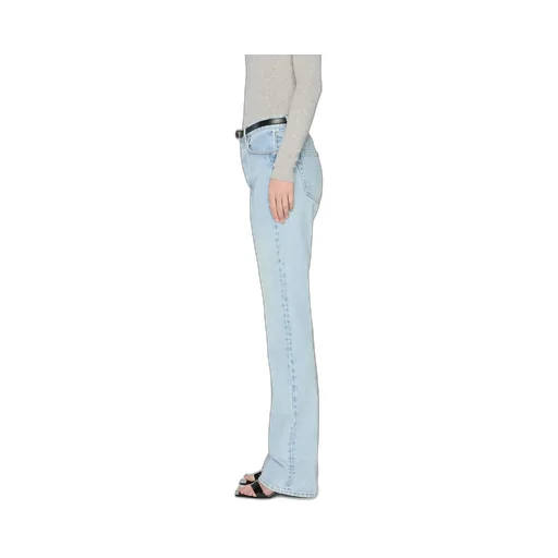 High-Waisted Straight-Leg Jeans