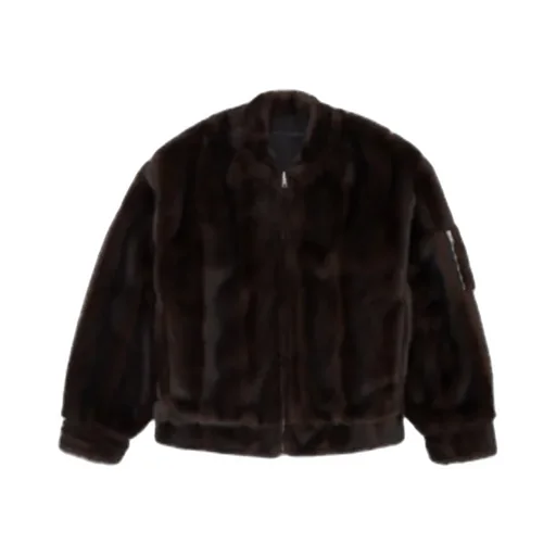 Mm6 Maison Margiela Zip-Up Bomber Jacket