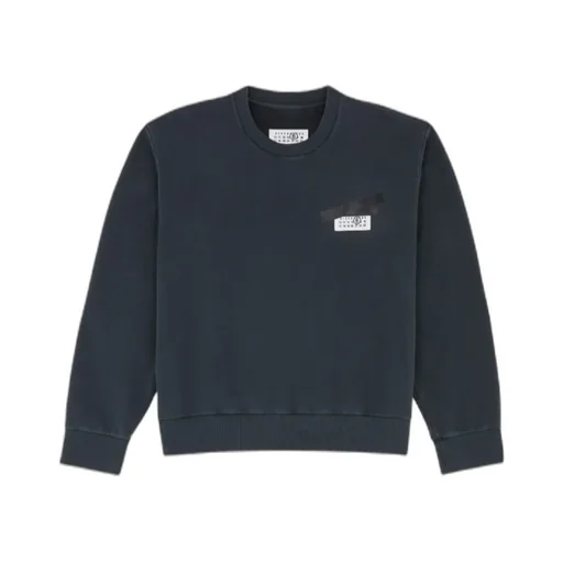 Mm6 Maison Margiela Logo Patch Crewneck Sweatshirt