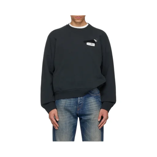 Mm6 Maison Margiela Logo Patch Crewneck Sweatshirt