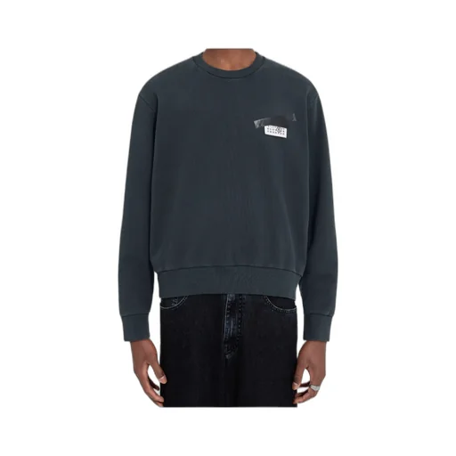 Mm6 Maison Margiela Logo Patch Crewneck Sweatshirt