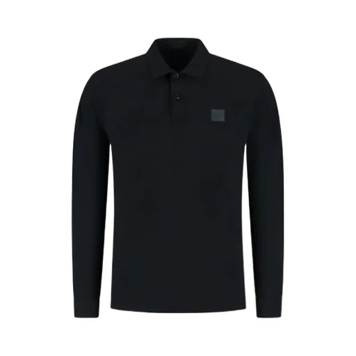 Long-Sleeved Polo Shirt