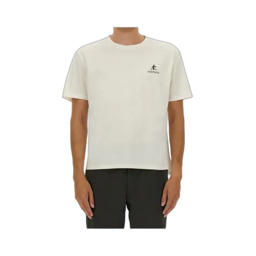 Premiata Logo Printed Crewneck T-Shirt