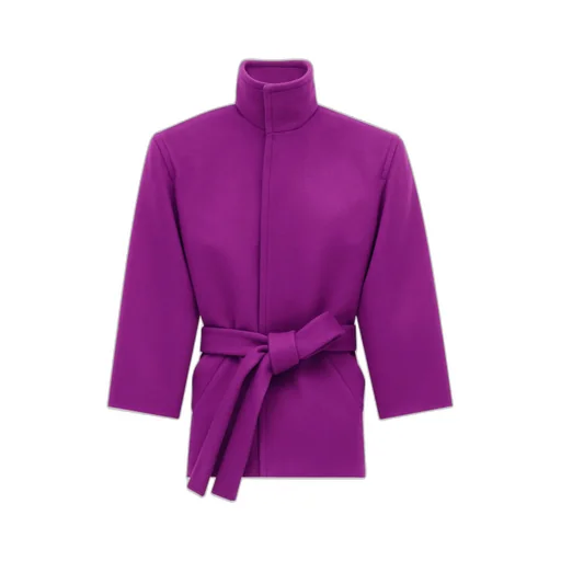 Saint Laurent Boxy Belted Coat