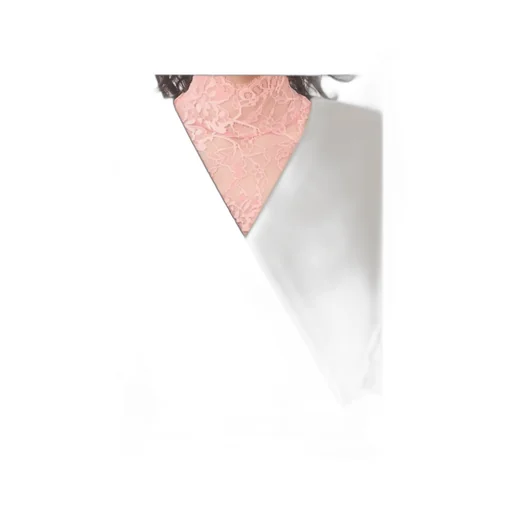 Wool Crepe Jacket With Contrasting Bow