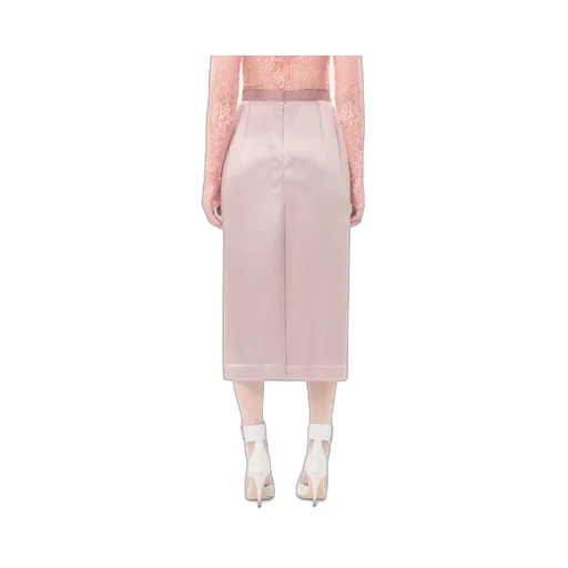 Bow-Detail Midi Skirt