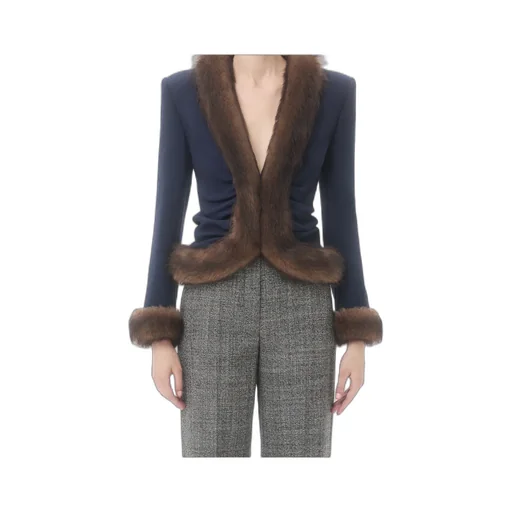 Wool Crepe Jacket