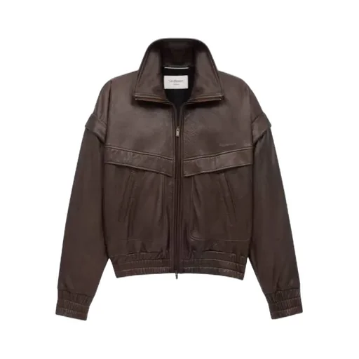 Saint Laurent Zip-Up Bomber Jacket