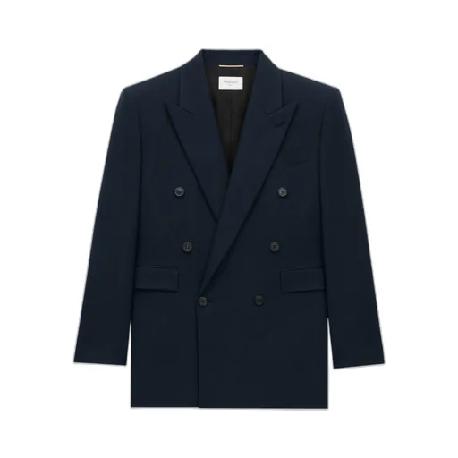 Saint Laurent Long Gabardine Blazer