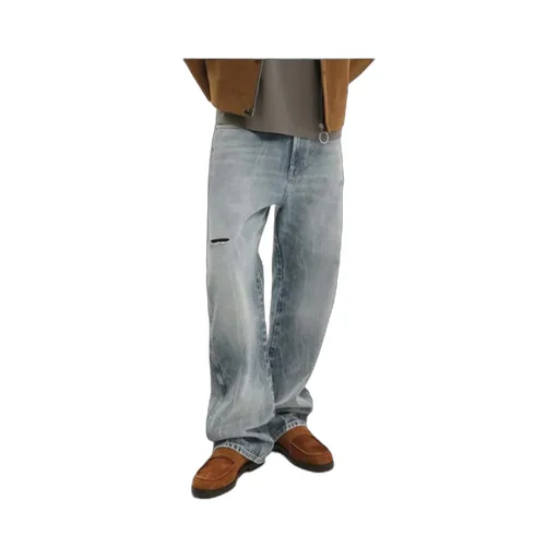 1989 Studio Distressed Wide-Leg Jeans