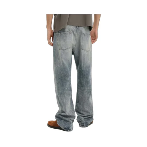 1989 Studio Distressed Wide-Leg Jeans