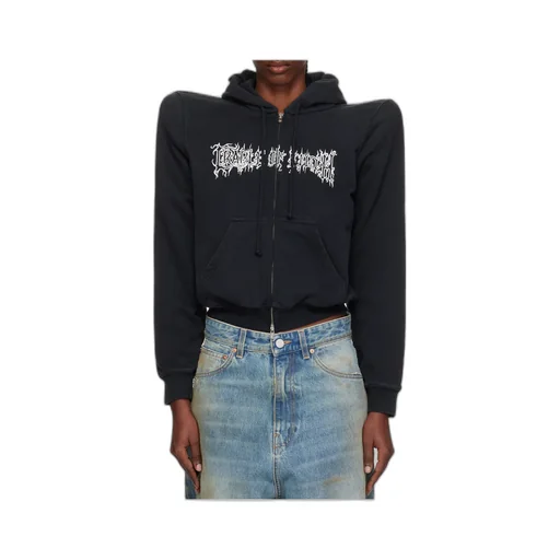 Logo Extreme Shoulder Hoodie