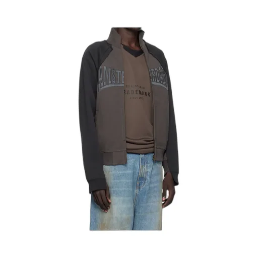 Patch Zip-Up Sweatshirt Amsterdam