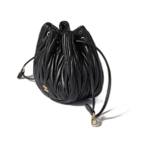 Matelassé Nappa Leather Pouch