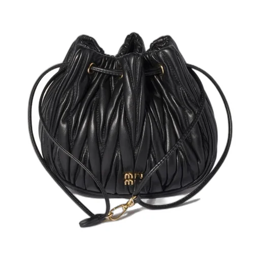 Matelassé Nappa Leather Pouch