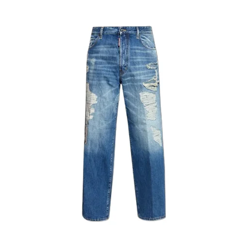 Dsquared2 Loose-Firt Distressed Jeans