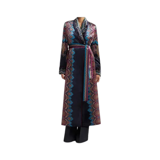Long-Sleeved Robe Coat