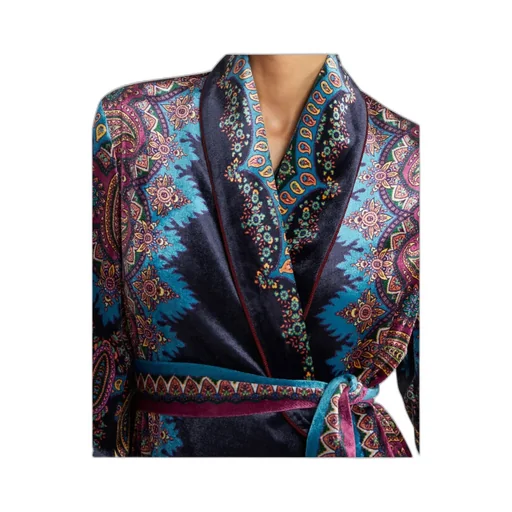 Long-Sleeved Robe Coat