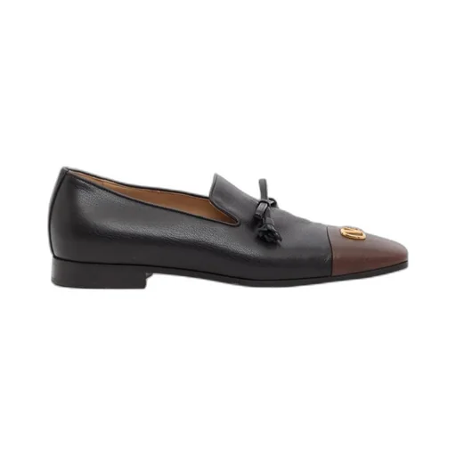 Valentino	Babouchoes Logo Plaque Loafers