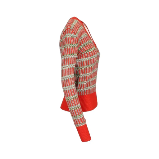 Wool-Blend Jacquard Sweater