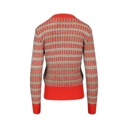 Wool-Blend Jacquard Sweater