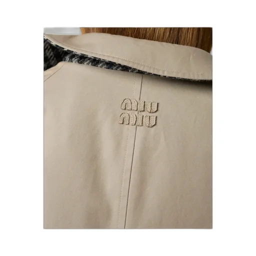 Miu Miu Button-Up Long Coat