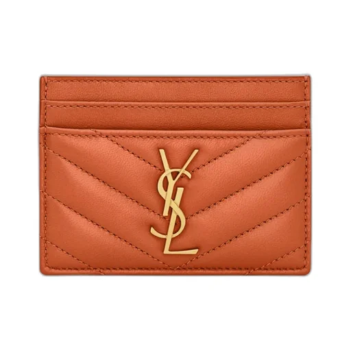 Saint Laurent Cassandre Matelassé Quilted Card Case