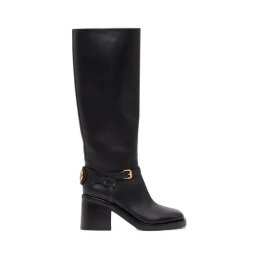 Chunky-Heeled Boots