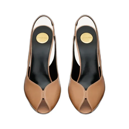 Page Slingback Pumps In Smooth Leather