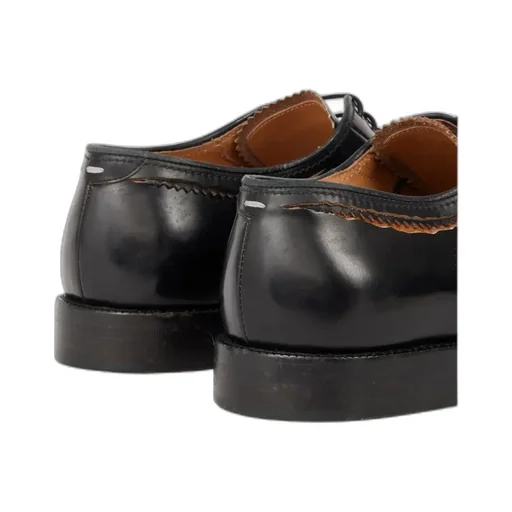 Maison Margiela Cut Round Toe Lace-Up Shoes