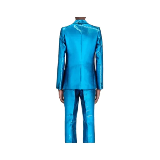 Mm6 Maison Margiela Single-Breasted Textured Blazer