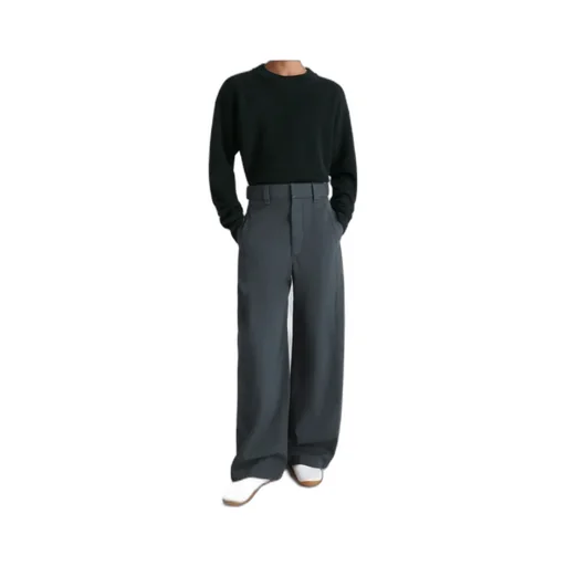 Lemaire Crewneck Ribbed Sweatshirt